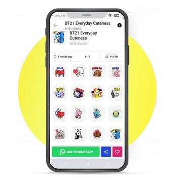 BT21 Sticker for WhatsApp screenshot 7