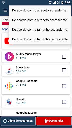 Backup fácil de aplicativos screenshot 3