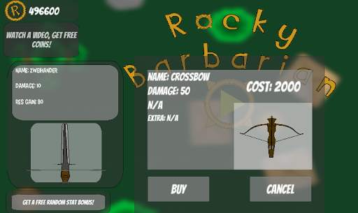 Rocky Barbarian - Offline Survival RPG Game screenshot 3