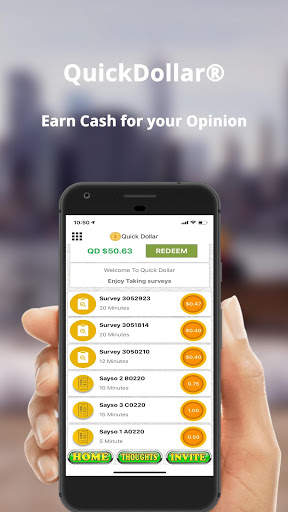 Quick Dollar App : Earn Instant Cash for Surveys screenshot 1