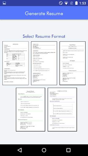My Resume | CV Builder screenshot 1