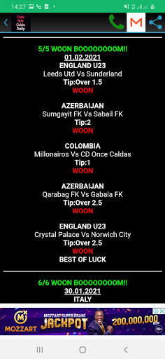 Free 50+ Odds Daily screenshot 4
