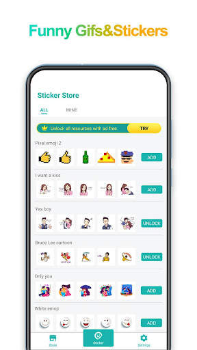 iKeyboard -GIF keyboard,Funny  स्क्रीनशॉट 6
