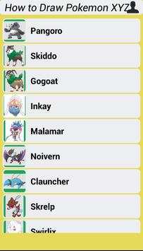 How to Draw Pokemon XYZ screenshot 4