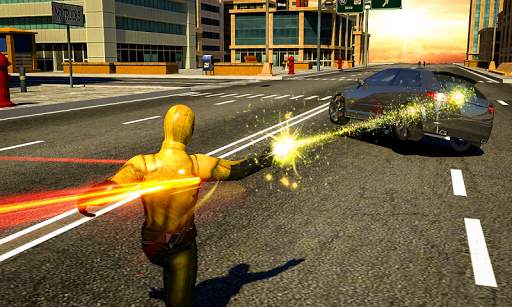 Gangster speed hero: Robot fighting games screenshot 1