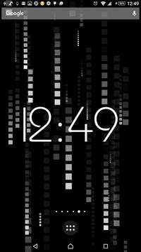 Digitle clock LWP screenshot 5