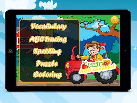 ABC Kids Games - Learn Fruits screenshot 8