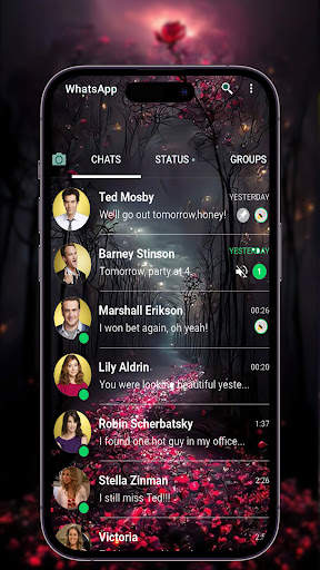 Wallpapers for Whatsapp Chat screenshot 1