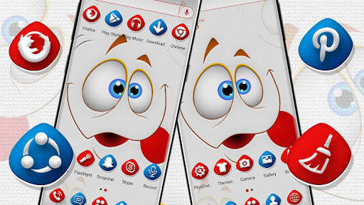 Funny Face Launcher Theme screenshot 3