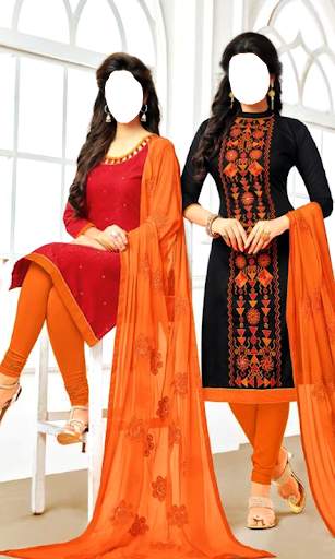Women Chudidar Twins Photo Suit screenshot 7