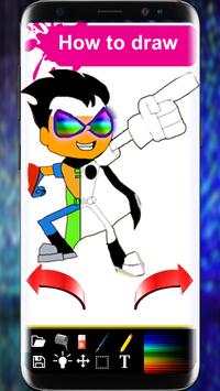 How to Draw Teen Titans Step by Step screenshot 1