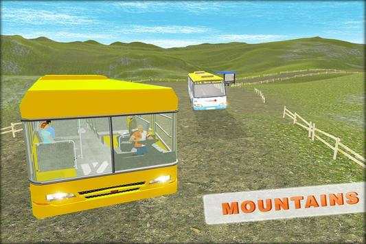 Tourist Bus Offroad Driving 3D screenshot 2