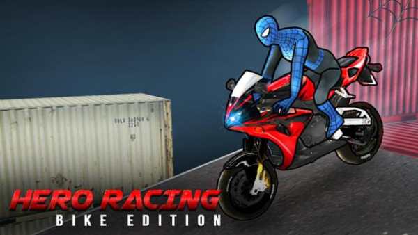 Spider Hero Racing : Bike Edition screenshot 1