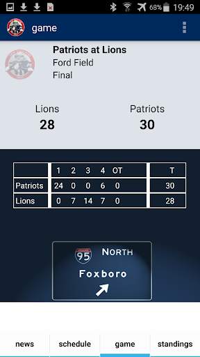 New England Football - Patriots Edition screenshot 2