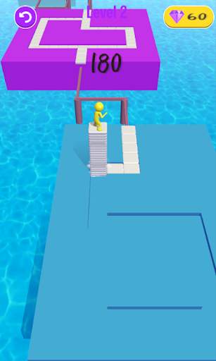 tower stack maze - swipe stacky dash 2021 скриншот 2