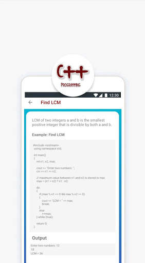 C    Engineering Programming app screenshot 1