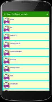 Taylor Swift Music with Lyrics screenshot 2