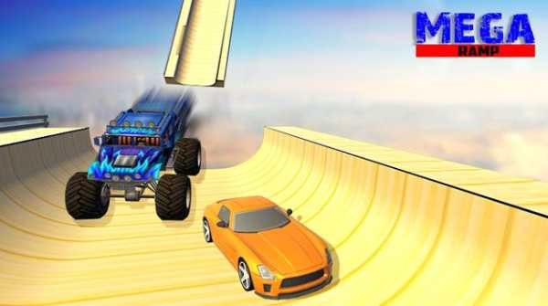 Mega Ramp Car Racing Stunts in Police Crime City स्क्रीनशॉट 2