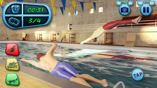 Swimming Pool Water Race Game screenshot 4