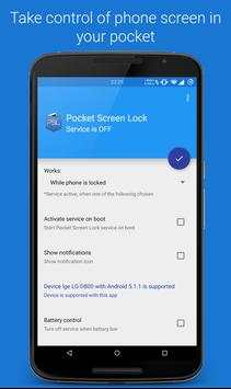 Pocket Screen Lock Lite screenshot 1
