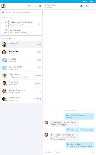 Skype for Business for Android screenshot 3
