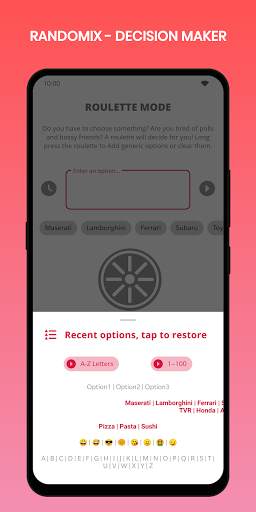 Randomix - Decision Maker 🎲 screenshot 3