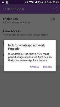 Lock for Viber screenshot 2