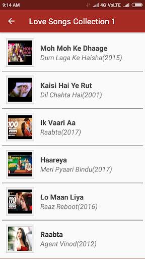 Hindi Romantic Love Songs - प्रेम गीत screenshot 2