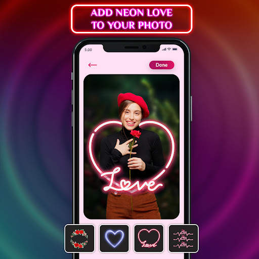 Neon Photo Editor screenshot 2