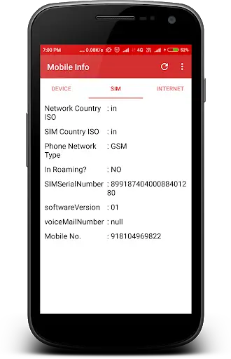 Mobile Info screenshot 3