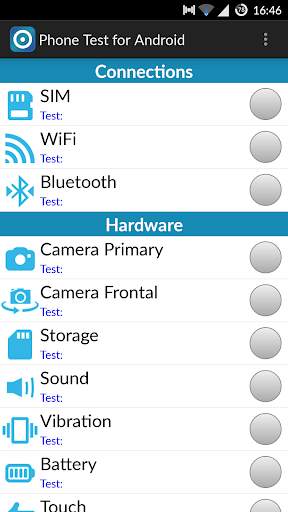 Telefon-Test für Android screenshot 1