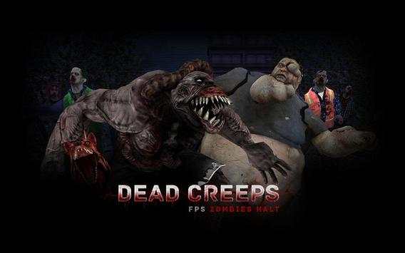 Dead Creeps: FPS Zombies Halt & Shooting Game screenshot 1