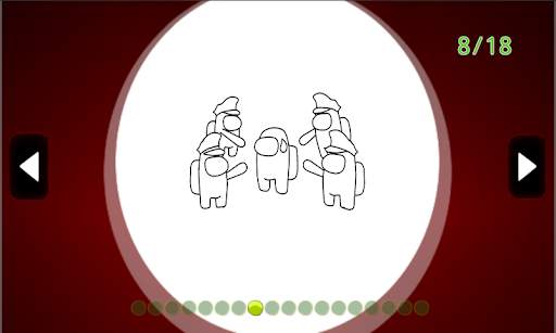 Coloring Among Us screenshot 5