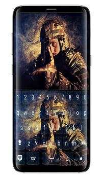 army soldier keyboard theme screenshot 1