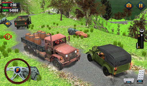 Real Offroad Jeep Driving - Crazy Truck Driver Sim screenshot 8