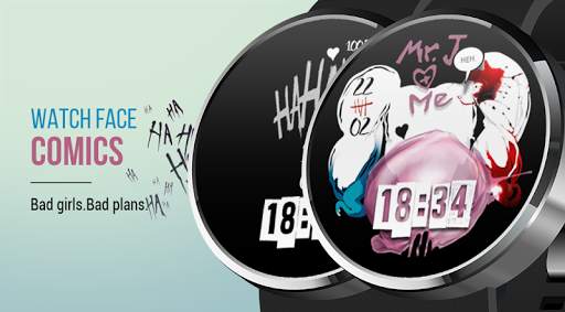 Mad Love - Comics Watch Face screenshot 1