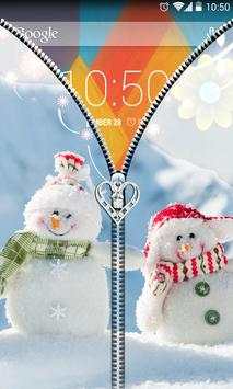 Snowman Zipper UnLock screenshot 4