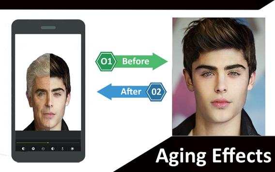 Face App - Face Aging Effects Photo Editor Pro screenshot 1