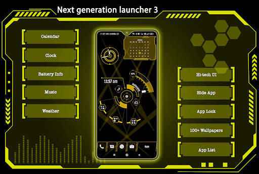 Next generation launcher 3 - App lock, Hide App screenshot 1