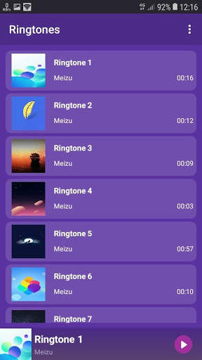 Meizu - RINGTONES and WALLPAPERS screenshot 2