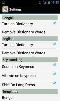 Bangla Static Keypad IME screenshot 5