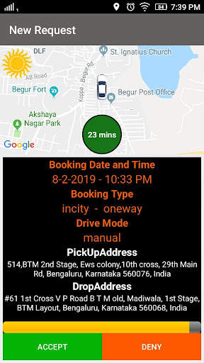 Sun Drivers Driver App screenshot 1