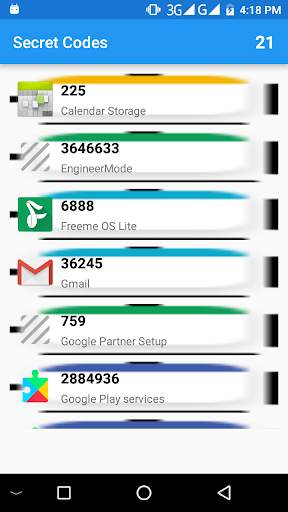 Secret Codes For Android – Access Hidden Info screenshot 1