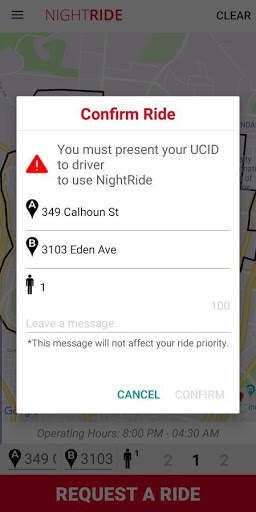 UC NightRide screenshot 2