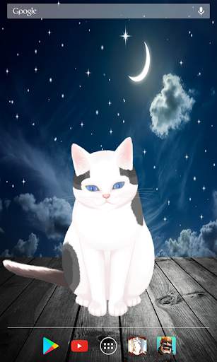 Interactive Cat 3D Anime Live Wallpaper screenshot 4