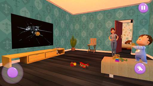 Virtual Baby & Babysitting Walker Game: Fun Baby screenshot 2