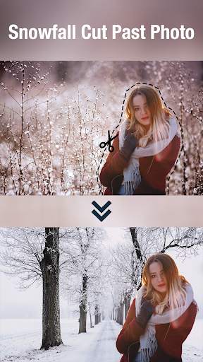 Snowfall Photo Frames screenshot 1