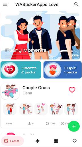 WAStickerApps Love Stickers For WhatsApp screenshot 2