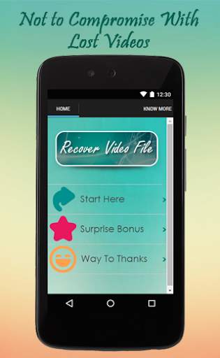 Recover Video File Guide screenshot 1