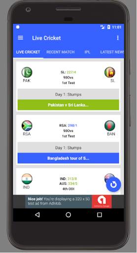 Live Cricket Score & News Update screenshot 3